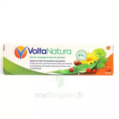 Voltanatura Gel De Massage Plantes Bio T/50ml à SEYNOD
