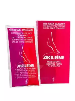 Akileine Soins Rouges Sels De Bain DÉlassant 2sach/150g à SEYNOD