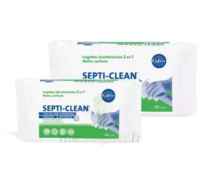 Septi-clean Lingette DÉsinfectante Paquet/70 à SEYNOD