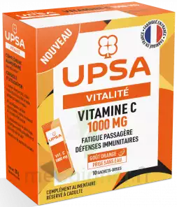 Upsa Vitamine C 1000 Poudre 10 Sachets à SEYNOD